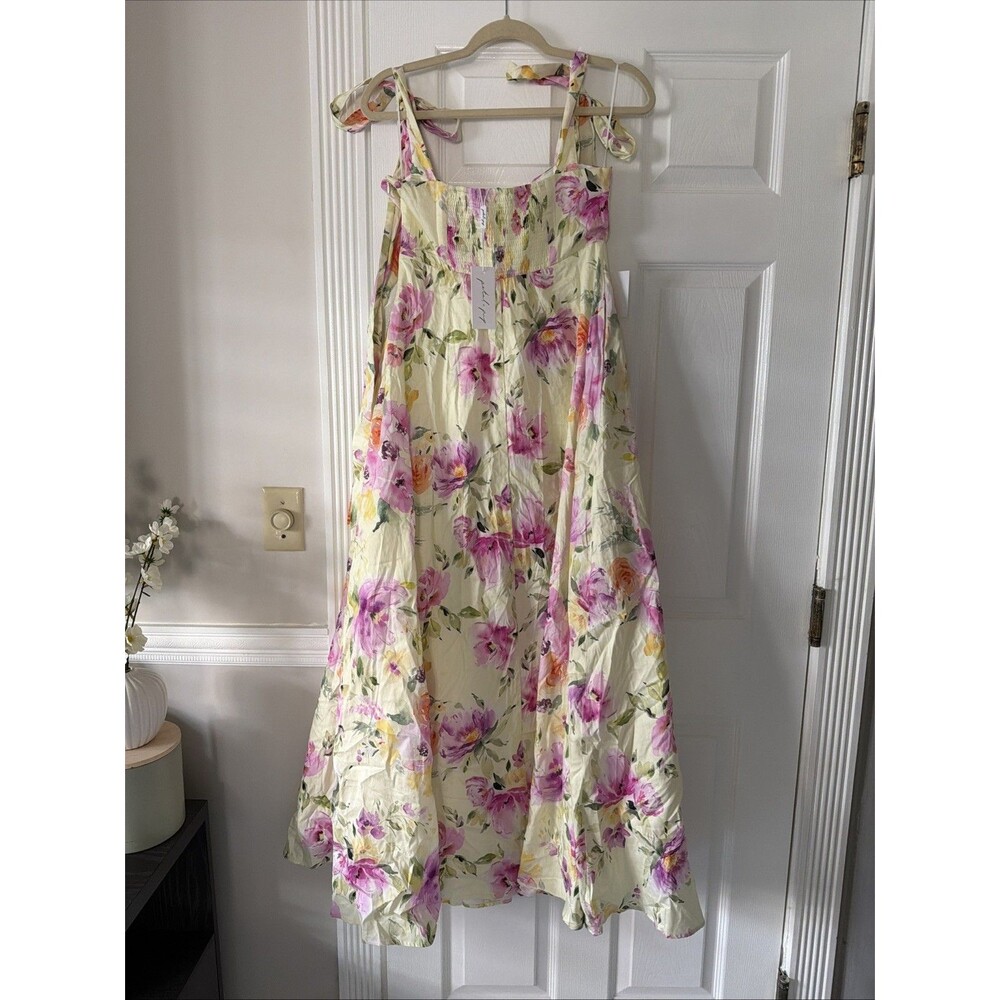 Petal & Pup Ellody Maxi Dress L Yellow - Picture 2 of 5